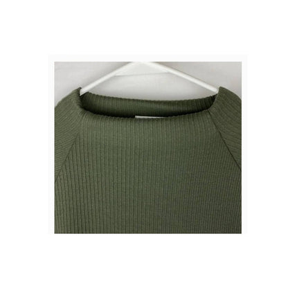 Socialite Dress Mini Ribbed Olive Green Womens Size extra large comfortable
