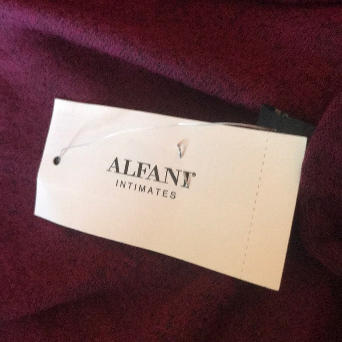 Alfani Cozy Knit Long Sleeve Sleep Top Size Large