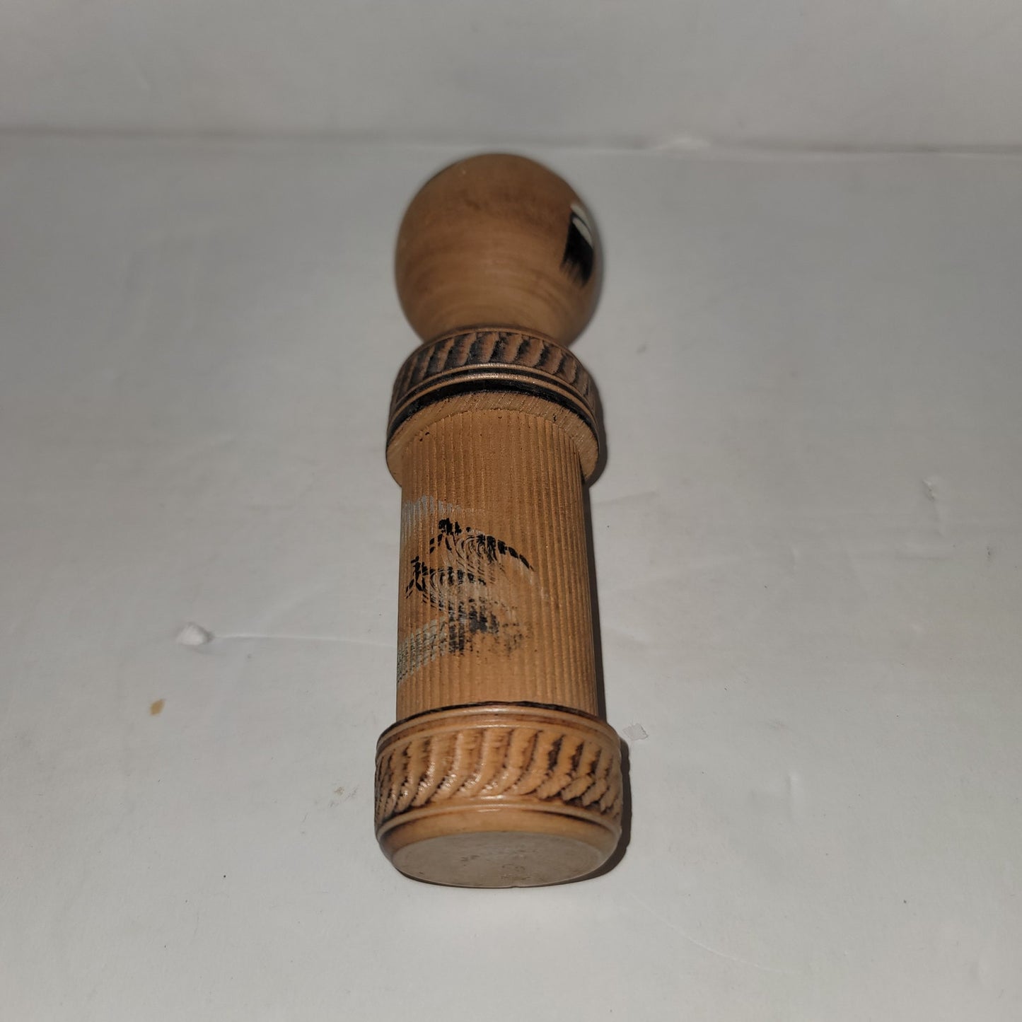 Vintage Kokeshi Doll wood bobble head toy 1960 Japan
