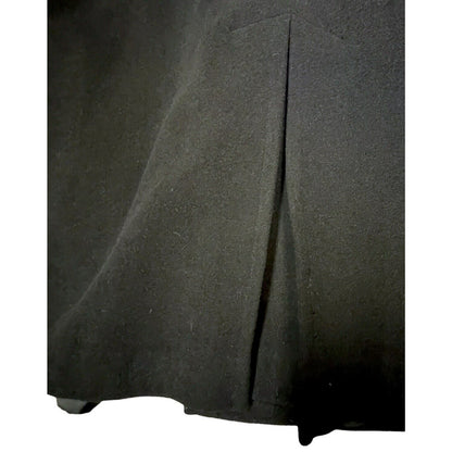 Larry Levin Women's Wool Blend Coat Size Small Black NWT Jacket Button Up