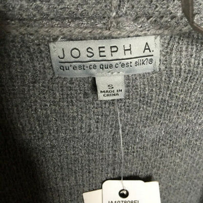 Joseph A Women's Cardigan Sweater SMALL  Long Sleeve Medium Heather grey NEW
