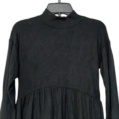 Ten Sixty Sherman Girls Long Sleeve Mock Neck Dress Size Large Dark Grey NWT