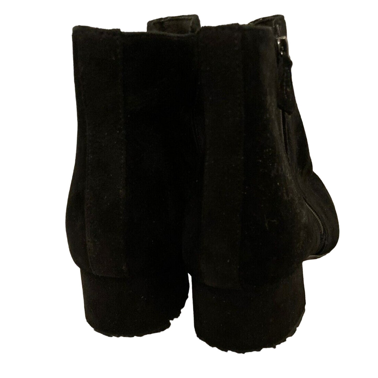 CLARKS Freva55 Women's Side Zip Ankle Bootie Size 10M Black Suede NWT