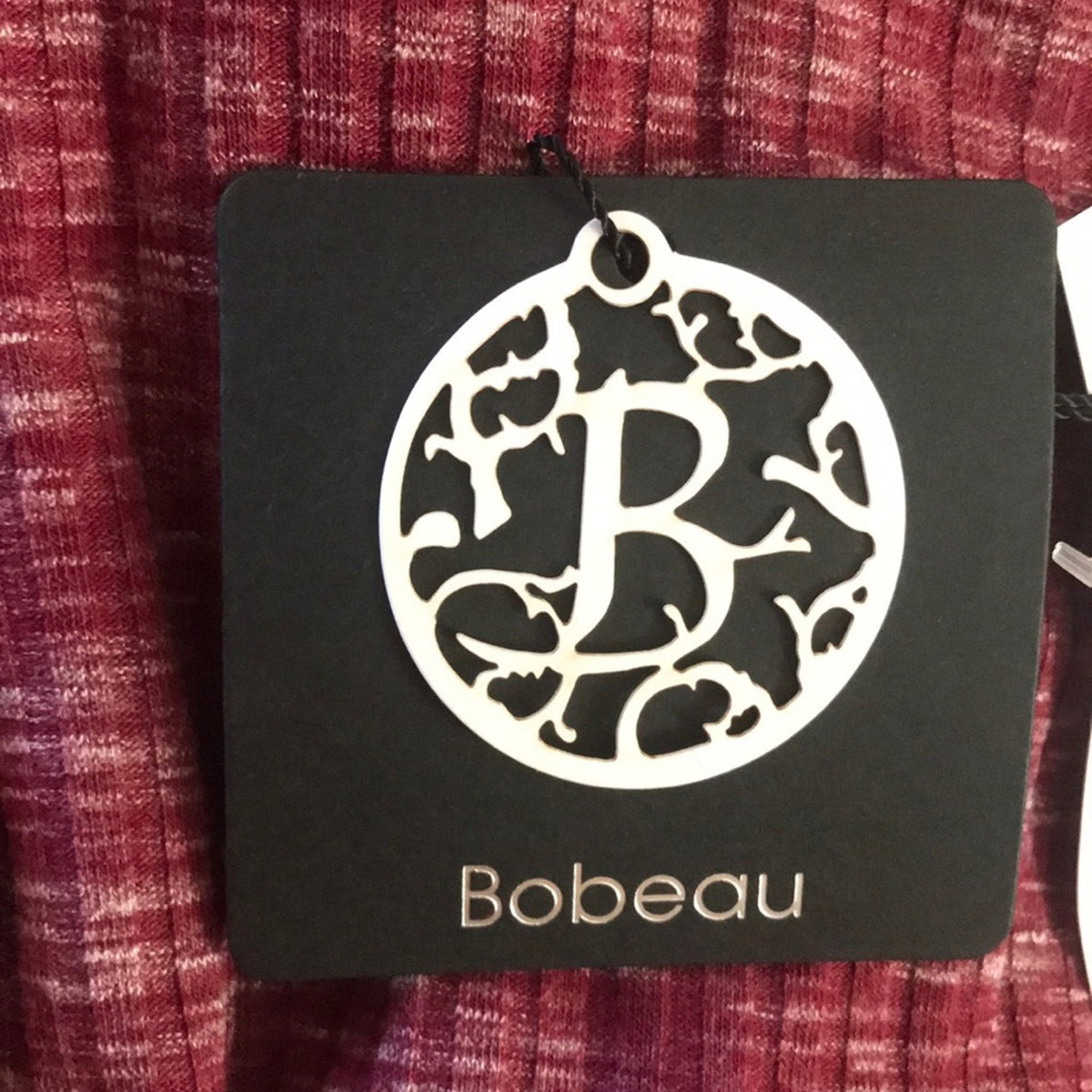 Bobeau NEW Beet Ribbed Marl Tank Top Size Large