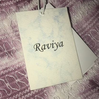 Raviya NWT High Waisted Purple White Tie Dye Skirt Size Medium