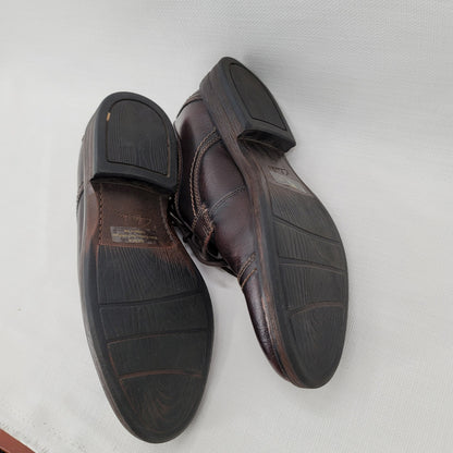 Clarks Dress Delsin View  Leather Oxford Shoe Leather Upper Size 7.5M