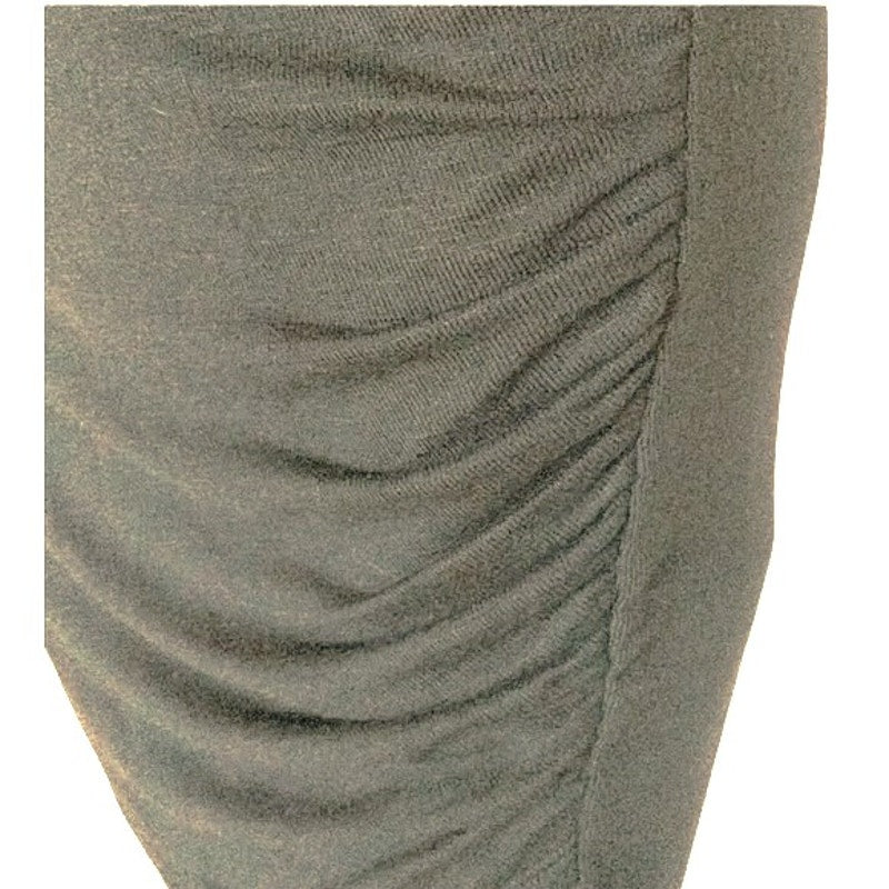 Love Fire Side-Ruch Sleeveless Tank Bodycon Mini Dress Sz Medium in Seagrass NWT