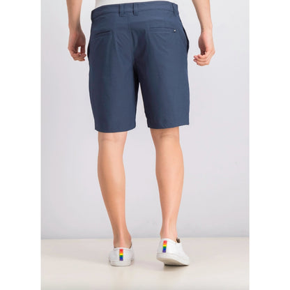 Travis Mathew NWT Men's Striped Shorts Blue Night Golf Flat Front Size 32