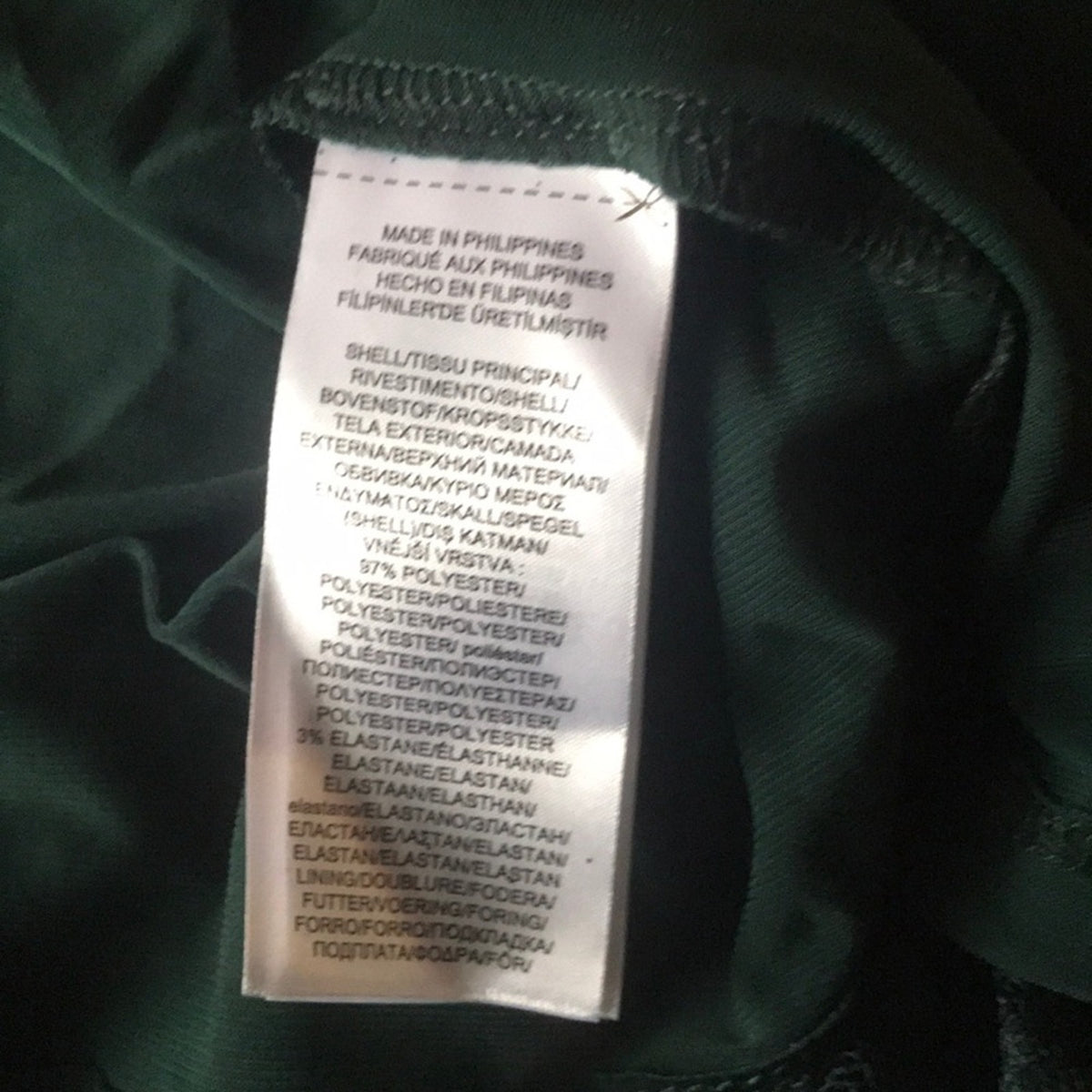 Ralph Lauren Asymmetrical Midi Deep Fern Dress 14 Green NEW