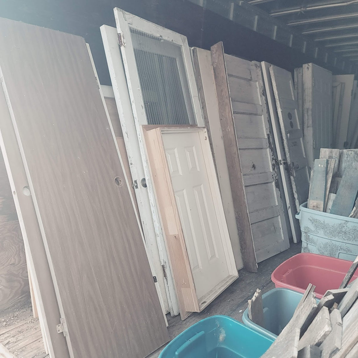 Architectural Salvage Doors and Windows. Many Sizes to dig thru. Come by