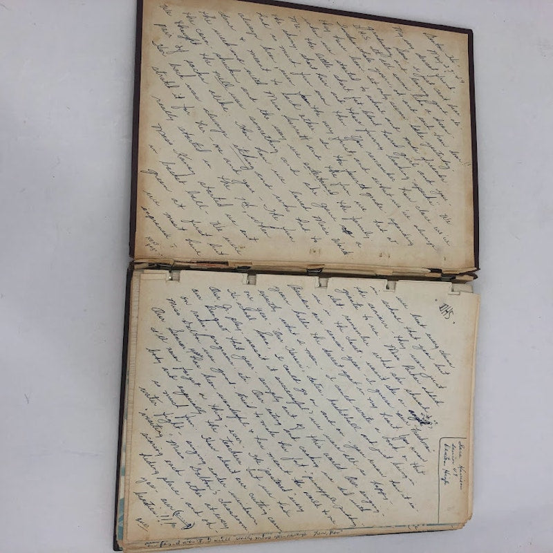 The Teenix 1949 Yearbook Denton North Carolina Sara Harrison Leather Ephemera