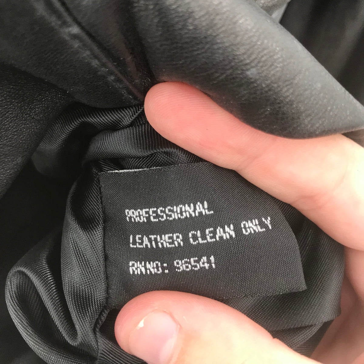 Fourteen Zero Long Sleeve Front Full Zip Genuine Leather Jacket Black XL