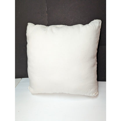 Hotel Collection 22x22 Linen Decorative Pillow $150.00 Geometric Embroidered NEW