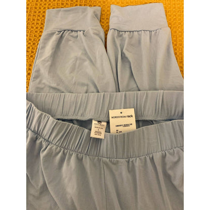Cozy Rozy California Pull On Jogger Pajama Pants Large Blue NWT Made in USA