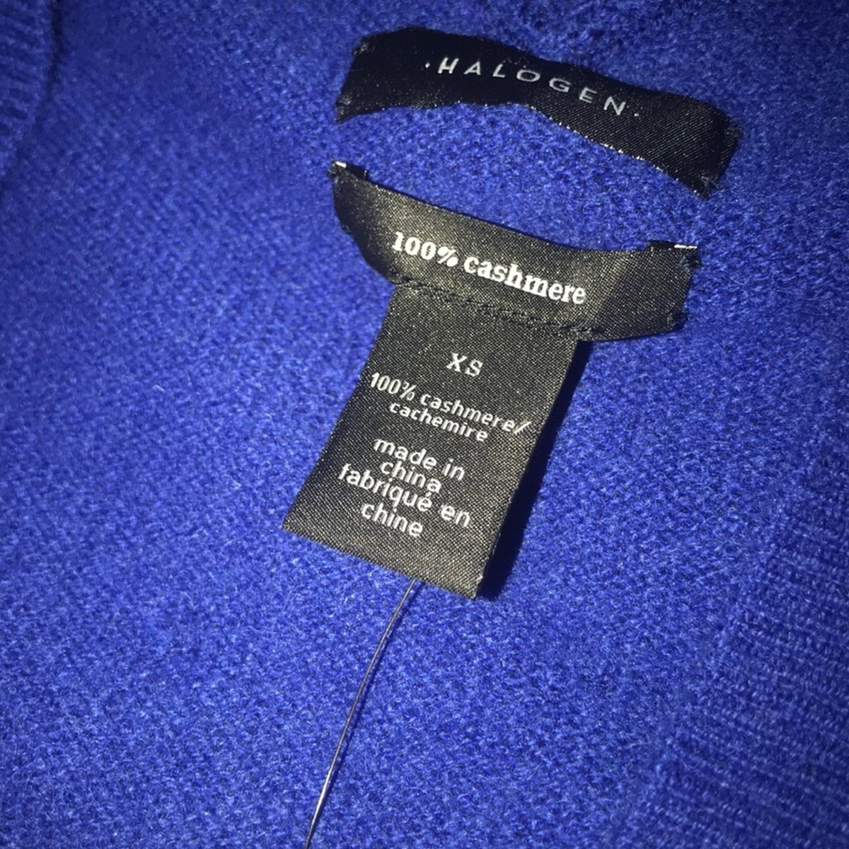 Halogen NEW V Neck Cashmere Sweater Extra Small