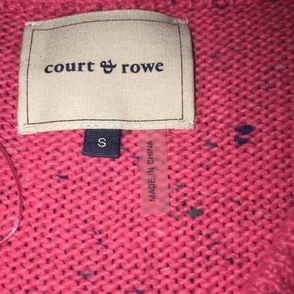 Court & Rowe NEW Nep Flecked V-Neck Sweater Small