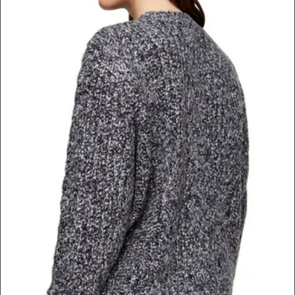 Topshop NWT Vertical Cable Knit Crewneck Sweater Size 4-6