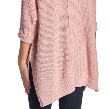 Ady P Marled Dolman Sleeve Rose Pink Sweater Size M
