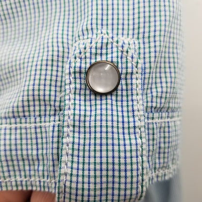 Urban Pipeline Vintage Pearl Snap Button Up Short Sleeve Shirts Extra Large XL