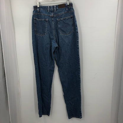 L.L. Bean Mom jeans High Waisted Mom Size 12 Tall Elastic Waist Tapered Leg