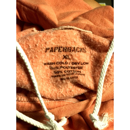 Original Paperbacks NWT Coral Sweatshirt Drawstring Hoodie Size XL Extra-Large