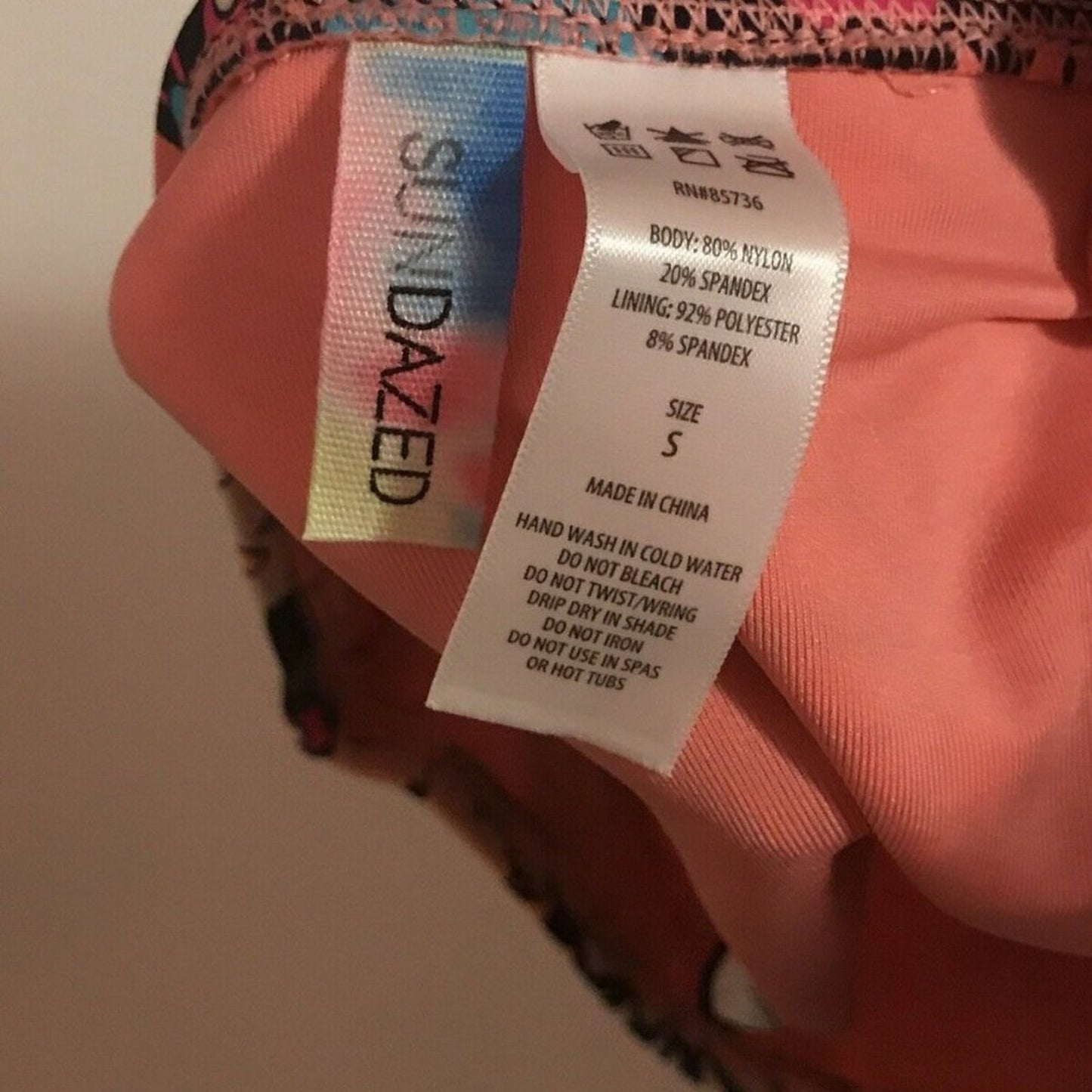 SUNDAZED NEW Ellie Ruffled Hipster Bikini Bottom Size Small