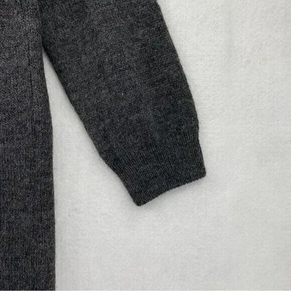 Topshop Womens Turtleneck Sweater Tunic Dress Size 8 US Charcoal NWT Long Sleeve