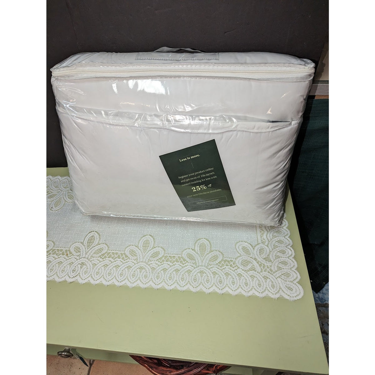 Ella Jayne SET OF 2 Standard Pillows Gel filled overstuff Plush Firm Support NEW