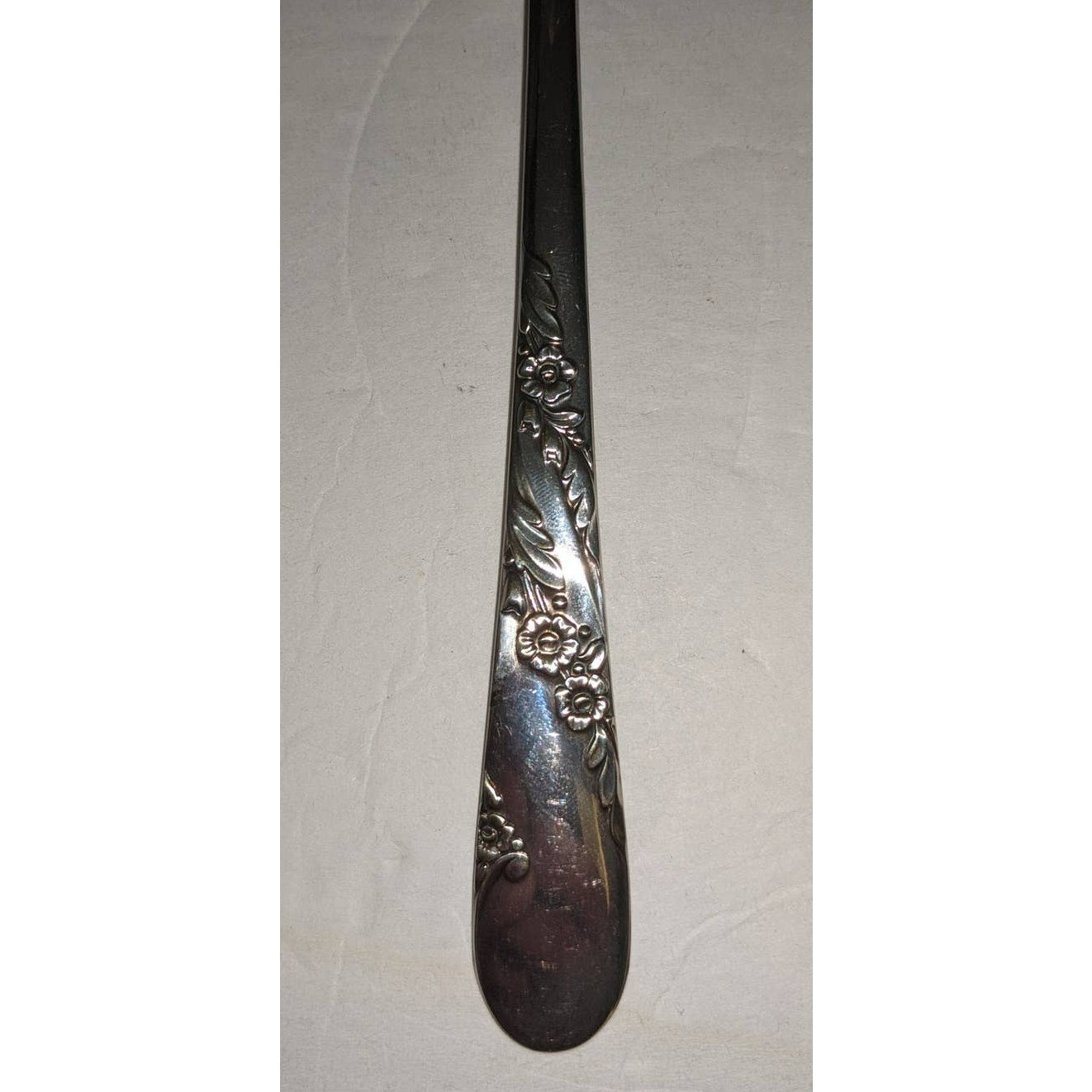 Oneida Community Bridal Wreath 1950 Cake Serving Knife Slotted Wedding Flatware