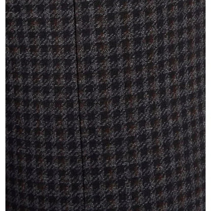 Wit & Wisdom Ankle Fitted Leggings with Pockets Sz Small Charcoal Gray Plaid NWT