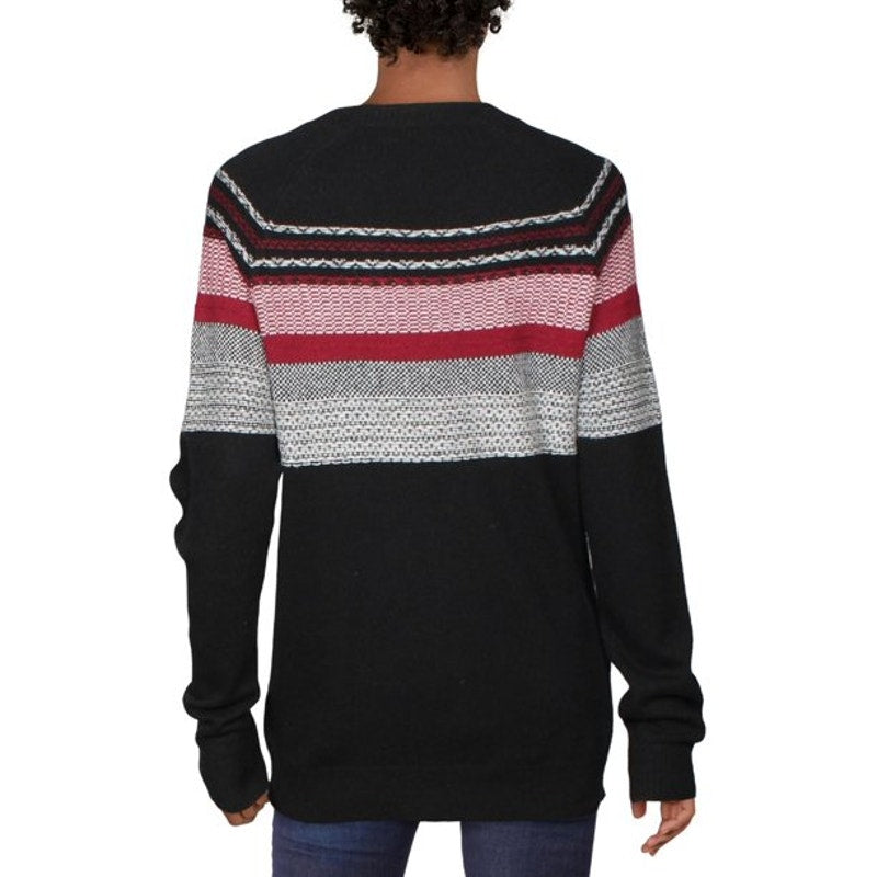 ATM Nordic Ski Crew Neck Knitted Pullover Sweater Shirt Long Sleeve Size Small