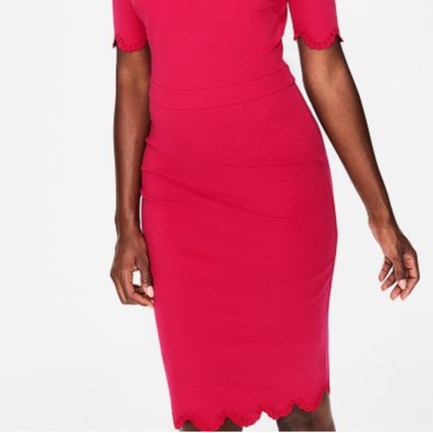 Boden NEW Pink Emma Ponte Body-con Dress Size 8P