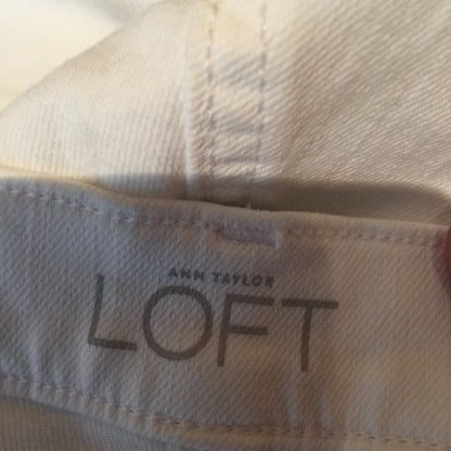 Ann Taylor Loft Relaxed Straight Crop Denim Jeans