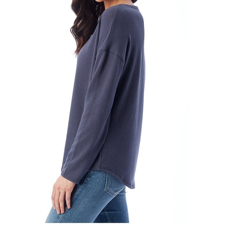 Alternative Size Medium Dark Navy Dropped Shoulder pullover Casual Layering