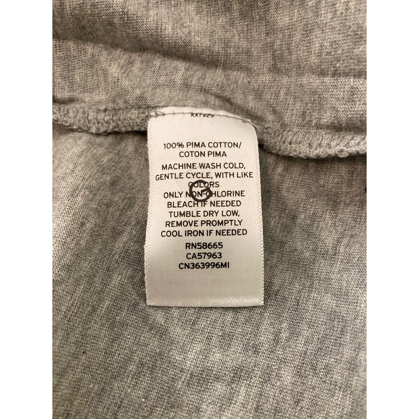 Caslon Lightweight Scoop Neck Cotton Tee Top XL/Extra Large Grey Heather NWT