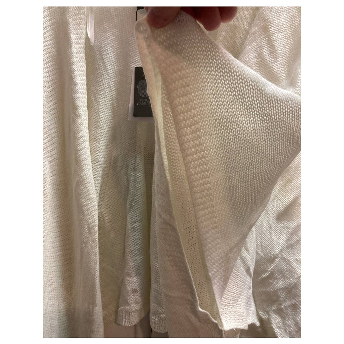 Vince Camuto Women's Waterfall Shawl One Size Ivory NEW Flowy Shrug Poncho Wrap