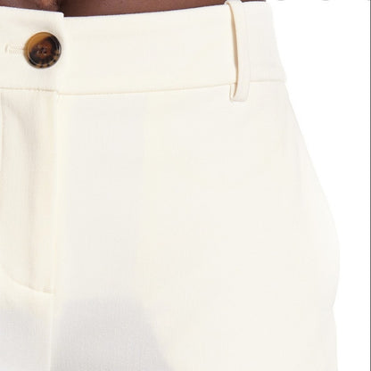 J. Crew Slim Ankle Crop Pants Size 8 White Slim Casual career