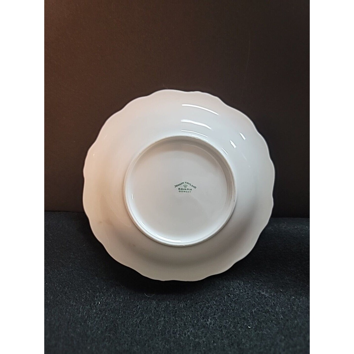 Johann Haviland Bavaria Germany Saucer Replacement Dish 6" White w/ Blue Flowers