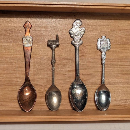 Vintage Spoons Lot 4 England Prince William Princess Diana Westminster Abbey