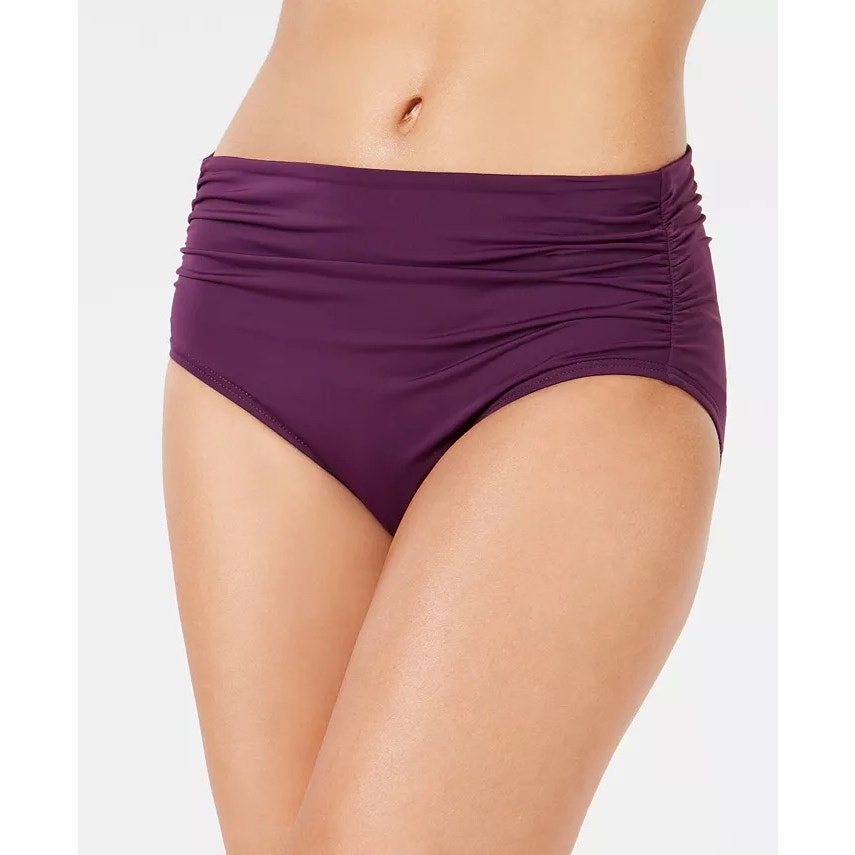 Calvin Klein NWT Purple Port Liquid Convertible Swim Bottoms Size Small