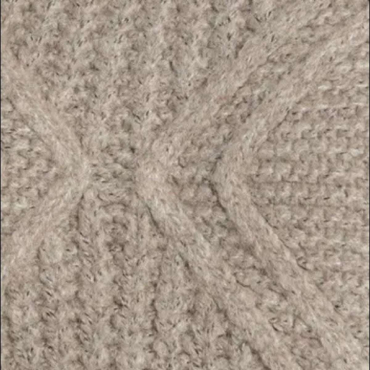 Caslon NWT Taupe Chunky Cable Knit Turtleneck Sweater Size XLarge