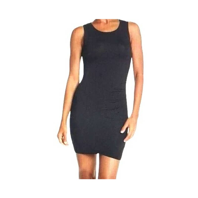 Love Fire Side-Ruch Sleeveless Tank Bodycon Mini Dress Sz Medium in Seagrass NWT
