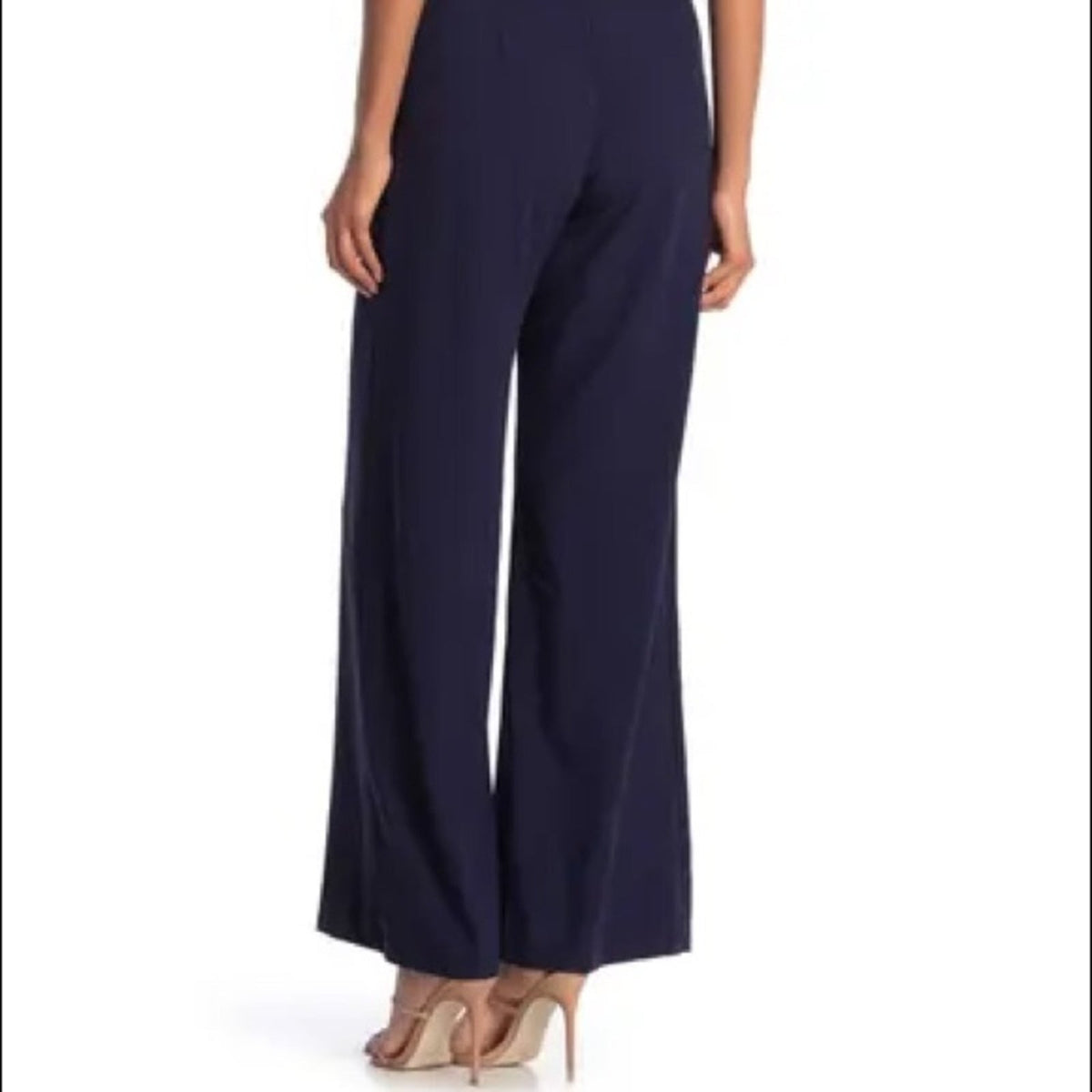 Marina NEW Black V Neck Dolman Sleeve Jumpsuit Size 10