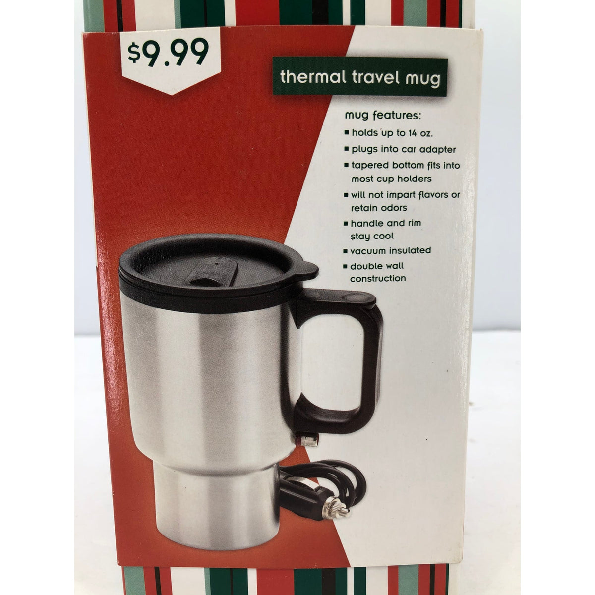 Heated Stainless Steel Mug Car Coffee Cup with Charger