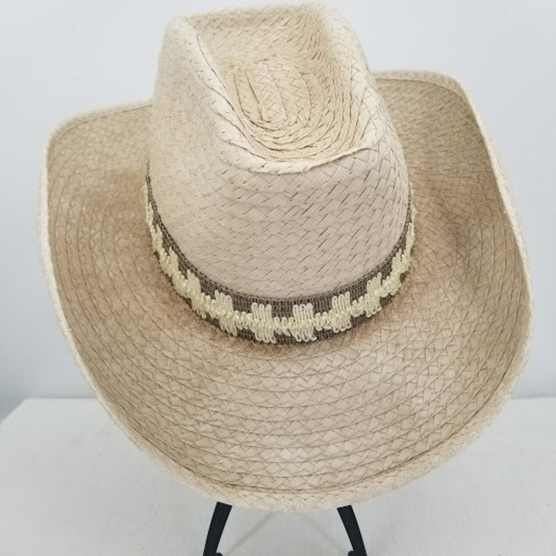 Vintage lightweight summer cowboy hat 7 1/4