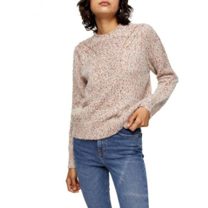 Topshop NWT Speckled Pointelle Sweater Size US 14