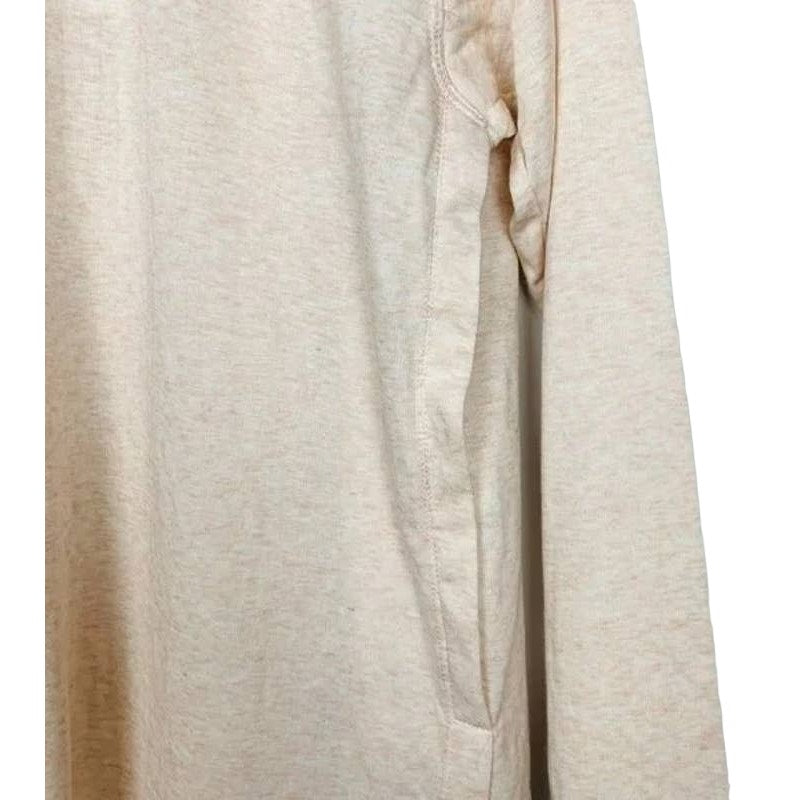 Max Studio Women's Split Neck Pullover XL/Extra Large Blush Pink NEW Long Sleeve