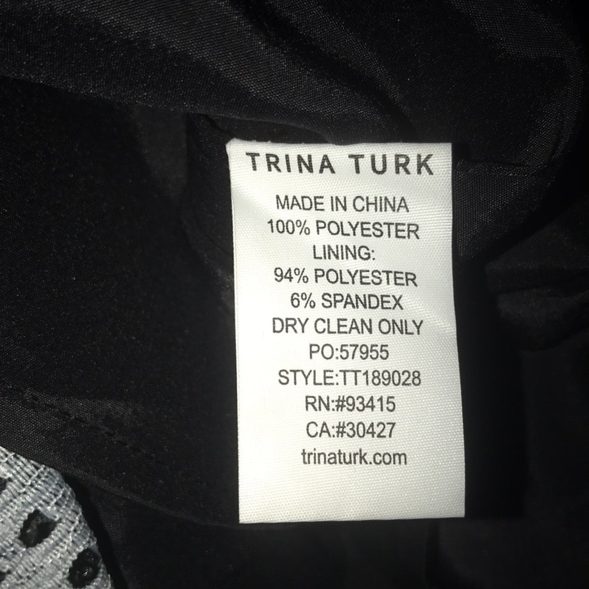 Trina Turk NEW Grenandine Floral Perforated Dress Size 2