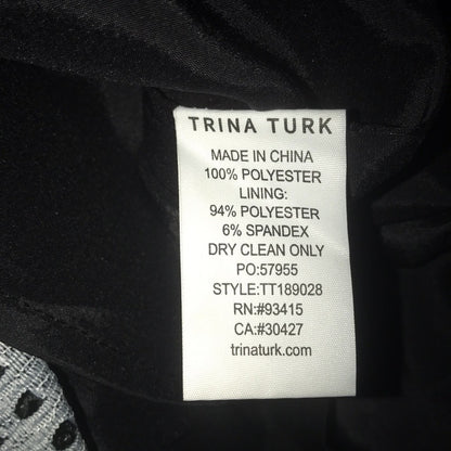 Trina Turk NEW Grenandine Floral Perforated Dress Size 2