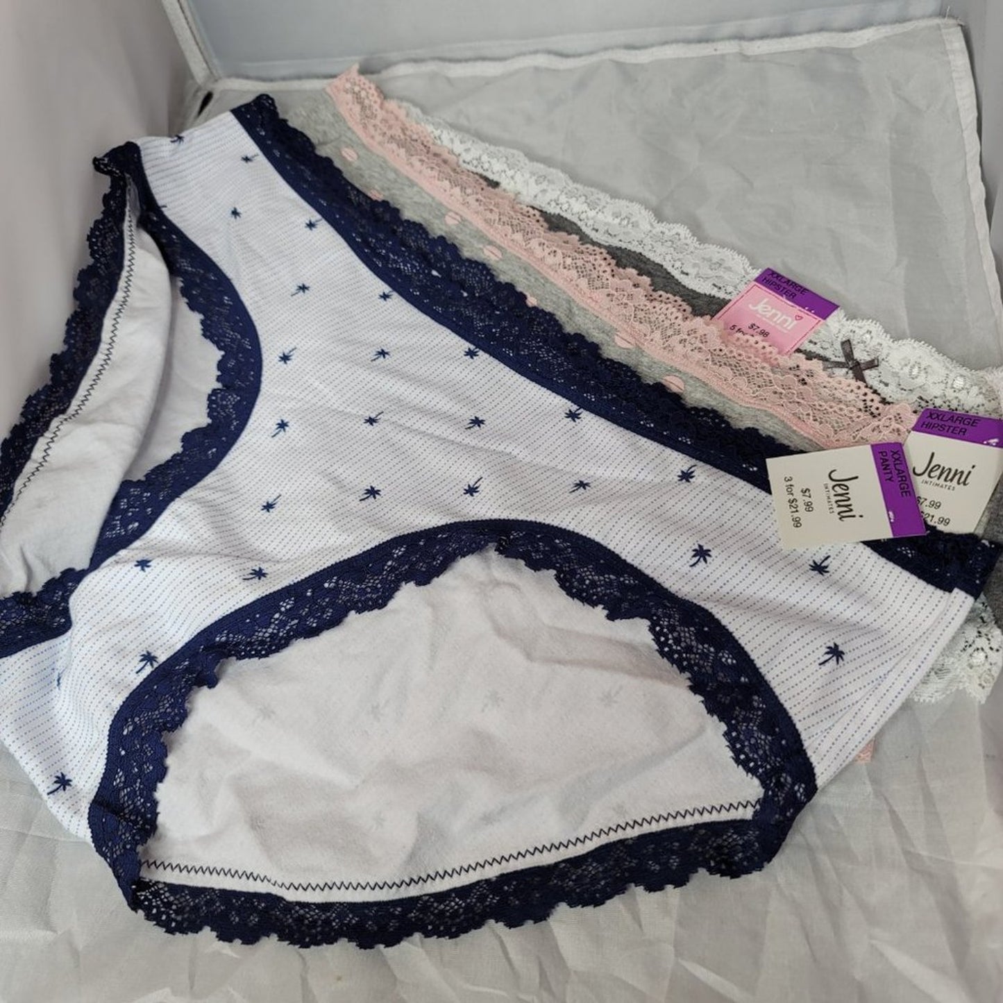 Jenni Ultra Soft Mix & Match Hipster Pantie 3 Pack Size XXLarge
